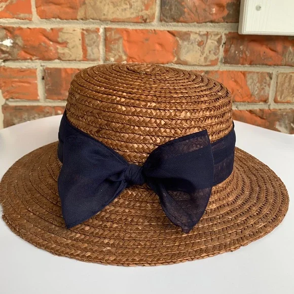 Urban Outfitters | Accessories | New Stiff Straw Brim Bow  display picture 2